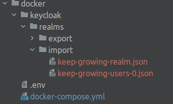 realm resources for directory import locally